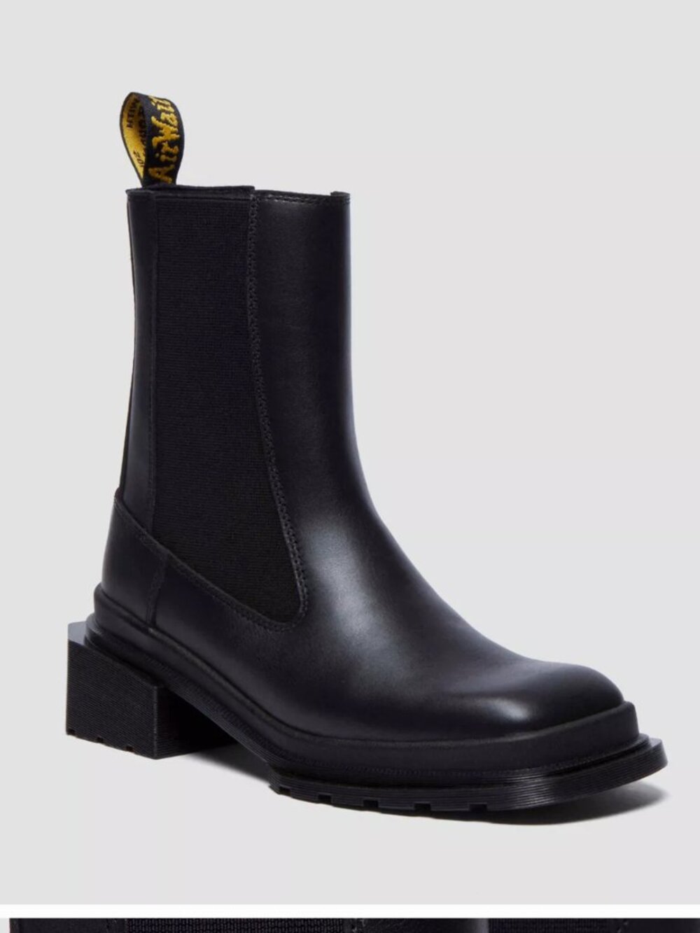 BNIB Dr Martens Leather Womens Maybole Square Toe Chelsea Boots Size 5 36
